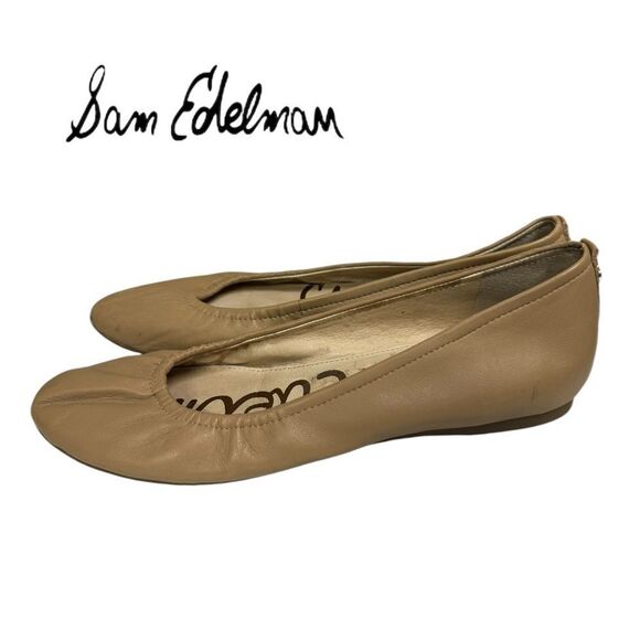 Sam Edelman Noah Women's Tan Leather Slip-on Ballet Flats 7.5 - Picture 2 of 7